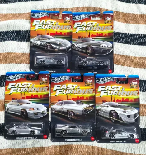 Hot Wheels Velozes e Furiosos Fast & Furious Silver Series Venda por Mini - Escolha o seu