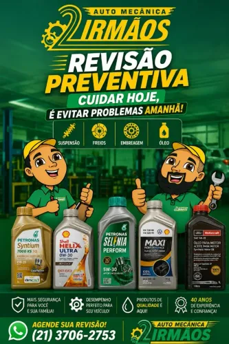 TROCA DE ÓLEO E FILTRO