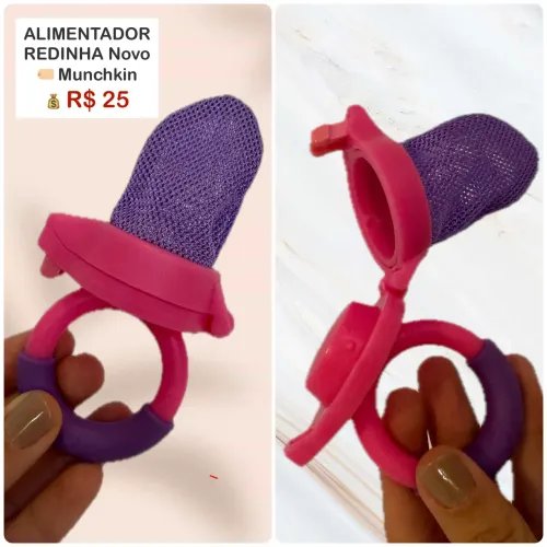 Alimentador de Redinha Rosa e Roxo - Munchkin