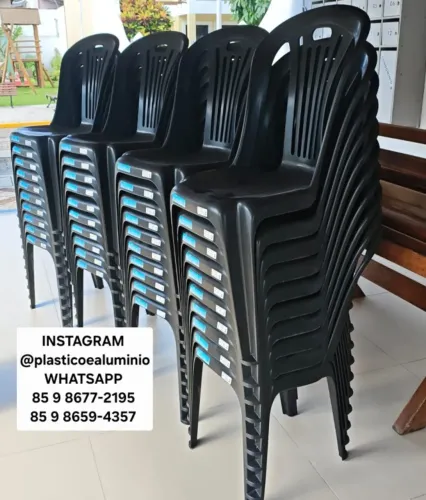Cadeira de Plástico   Cadeira Lara Com selo do Inmetro  Produto novo 