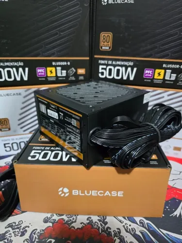 Fonte Gamer 500w 80+ Bronze Cabos Flat C/ Cabo