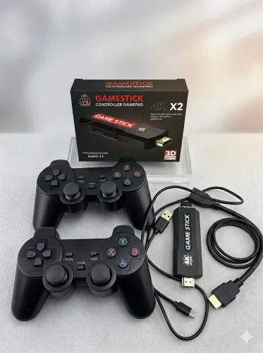 Game Stick GD102 4K - 37 Mil Jogos + 2 Controles.