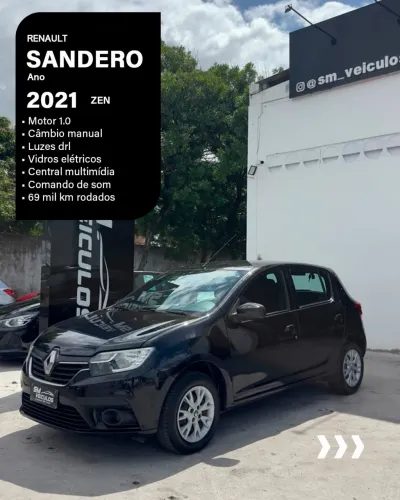 Renault Sandero Zen Flex 1.0 12V 5P Mec. 2021