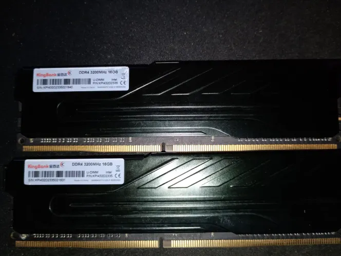 Memória Ram ddr4 2x16gb 3200mhz funcionando perfeitamente