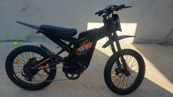 Bicicleta Elétrica 1000w GT2000 Freio Hidráulico 7V Suspensão E-Bike 30Ah