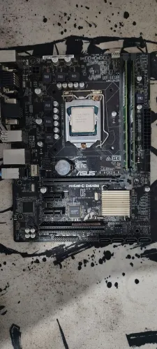 Placa-Mãe ASUS H110M-C D3/BR + Intel Core i3-6320 3.90GHz LGA1151