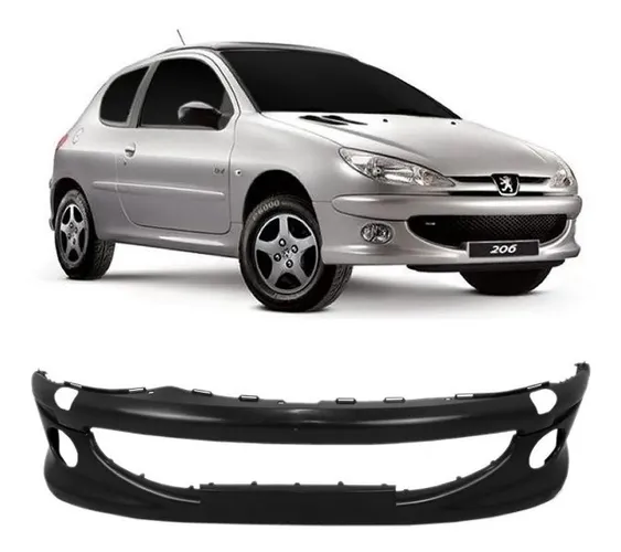 Parachoque peugeot 206 2004 05 06 07 08 09 2010 2011 bocao