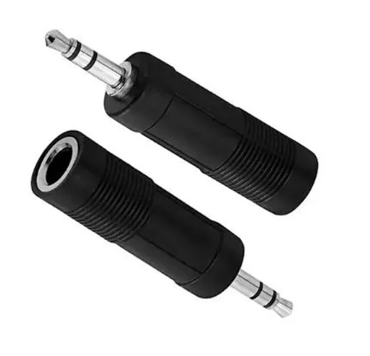 Adaptador P10 X P2 Auxiliar P10 Fêmea para P10 Macho Som