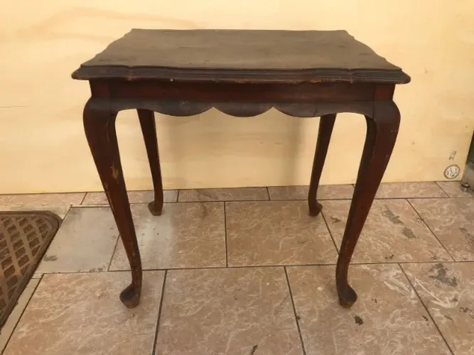 Mesa Lateral Estilo Chipandelle Em Peroba Do Campo