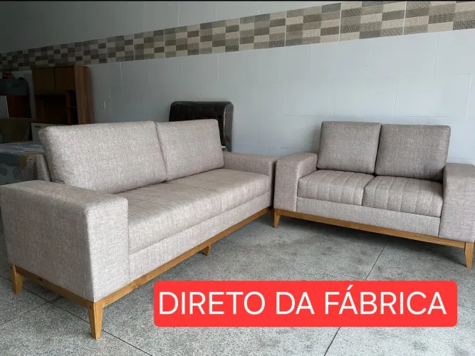 Sofá 2 e 3 lugares com Entrega Grátis 