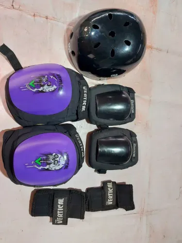 Kit de Proteção Skate  Patins Bike Bmx