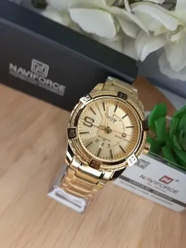 Relogio Dourado Naviforce X