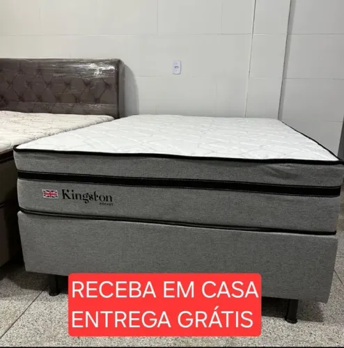 Cama box casal com Molas Ensacadas 