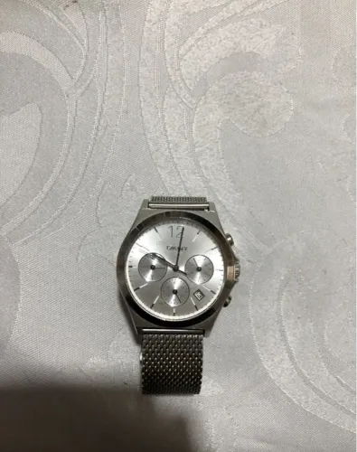 Relógio Dkny 2484 Cronógrafo Feminino Prateado/aço 038 Mm (Usado)