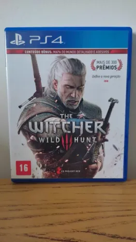 The Witcher 3 Wild Hunt Jogo Ps4 com mapa