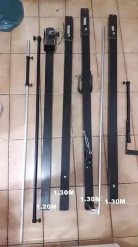 Grua (Artesanal) - 5,10m Com As Anilhas Pronta Para Uso