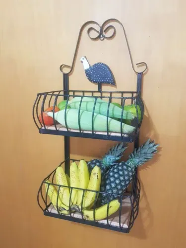 Prateleira de Parede para Cozinha - 2 Andares