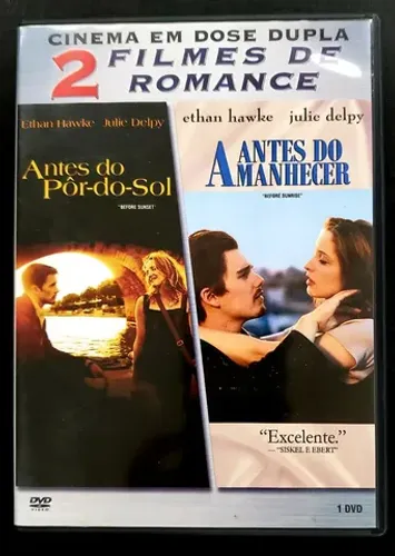 2 Dvds ORIGINAL filmes Antes do Pôr do Sol e Antes do Amanhecer