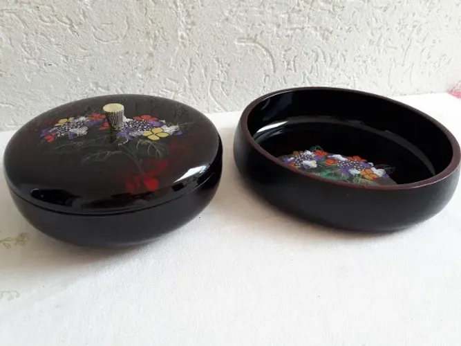 Kit Bomboniere E Prato Fundo Arte Charão Estilo Japones