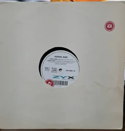 Disco de Vinil LP Federal Base Deep Down (importado)