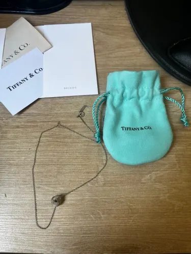 Colar tiffany twist nó em prata de lei