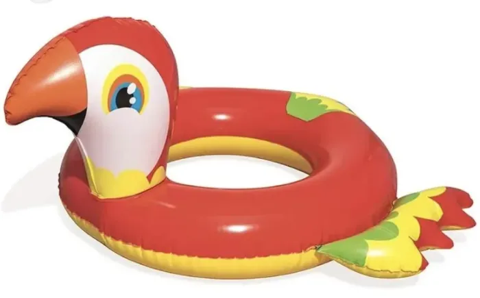 Bóia Zoo Infantil Inflável Redonda Animais Verão