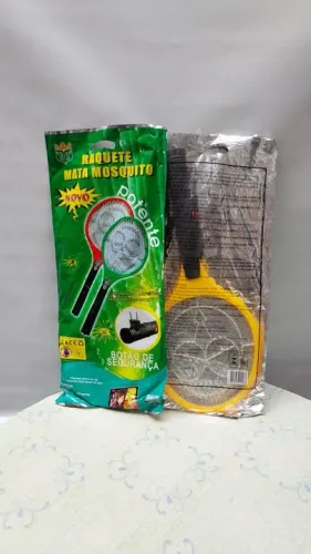 Raquete mata pernilongo e mosquitos
