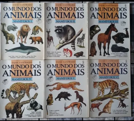 Coleção: Guia Ilustrado: O Mundo Dos Animais Completo. Abril cultural