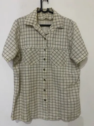 Camisa xadrez TAM M algodão super nova