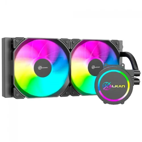 Water Cooler Kalkan Iota 240mm Led ARGB Intel/AMD LGA1700/2066/2011 | AM5 - WZetta