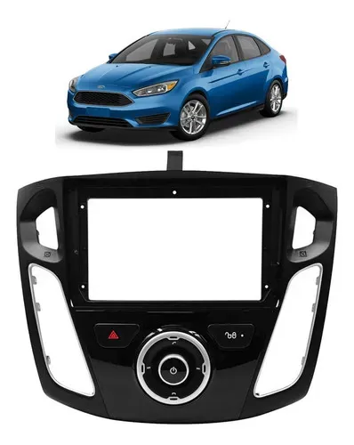 Moldura Painel P/ Multimidia 9pol Ford Focus 2014 2015 2016