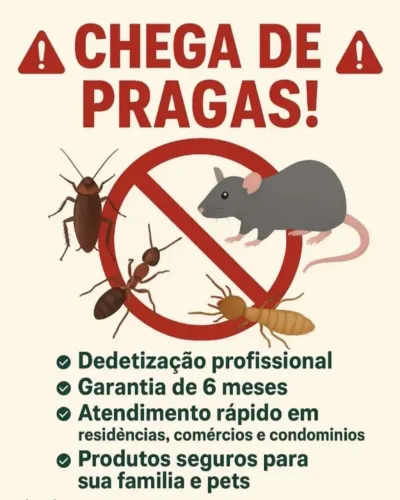  DEDETIZAÇÃO E PULVERIZAÇÃO 