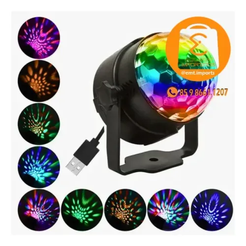 Lampada Colorida LED RGB Festa LEHMOX LEY-2146