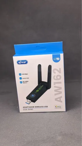 Adaptador Wireless USB Dual Band Knup AW162 1300Mbps