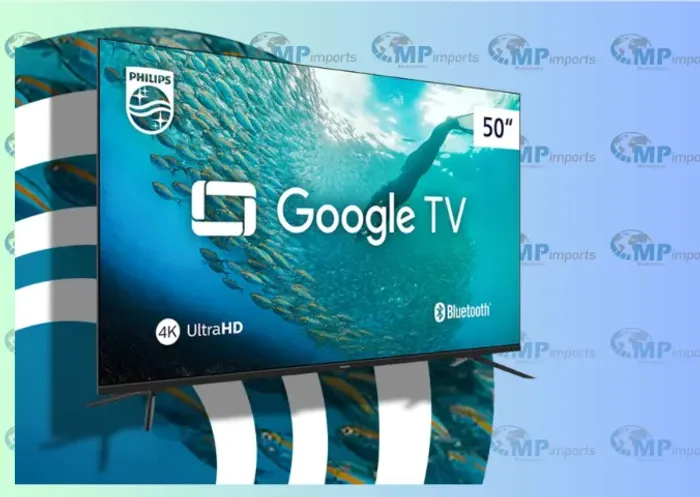 Loja MP Imports: Smart TV LCD LED 50" Philips 4K UHD - Quad Core, com Wi-Fi, Bluetooth