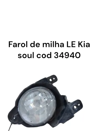 Farol De Milha Lado Esquerdo Kia Soul Cod 34940