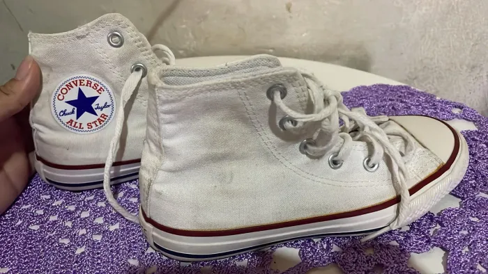 Converse All Star Branco - Tamanho 30