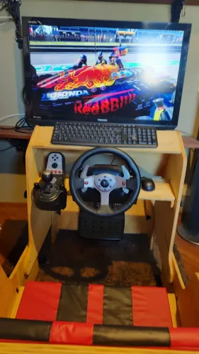 COCKPIT GAMER CASEIRO LOGITECH G25