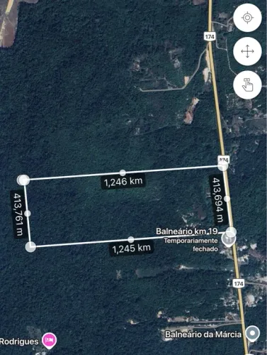 Vendo Terreno às margens da BR-174 (KM 19) NA PISTA 400 m de frente com 50 HECTARES