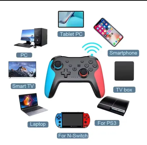 Controle sem fio para Smart TV, Pc, PS3,Nintendo Switch.