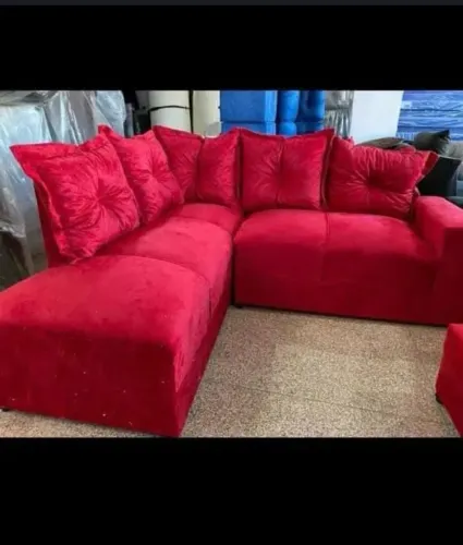 Sofá de Canto Novo Embalado Vermelho