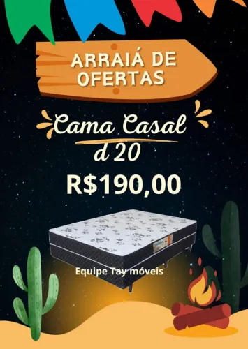 Cama Casal d20 em Oferta Imperdível!