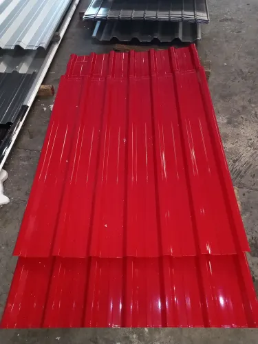 Telhas Metálicas Vermelhas