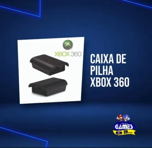 caixa de pilhas controle xbox 360