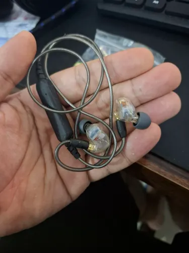 Fone de ouvido In ear profissional Shure SE535 original + adaptador wireless