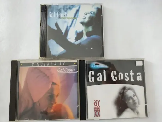 Kit 3 Cds Gal Costa Millennium - Melhor de Gal Costa - Duplo Canta Tom Jobim