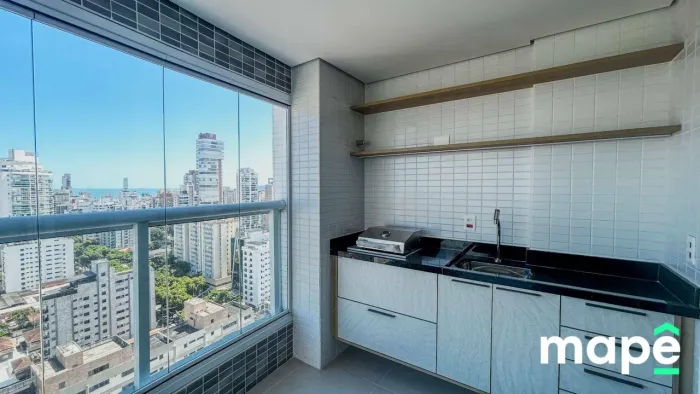 Apartamento com 2 dormitórios para alugar, 66 m² por R$ 7.000,00/mês - Boqueirão - Santos/