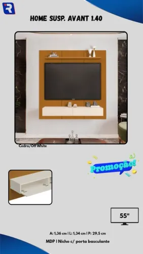 Painel tv até 45 polegadas