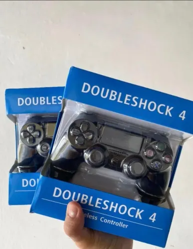 Controle ps4 Doubleshock sem fio 3 meses de garantia compatível pc e tv com sistema xbox