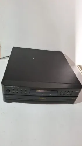 CD Player Philips Carroussel 5 cds funcionando 329,00 teste na hora somos loja - 0611